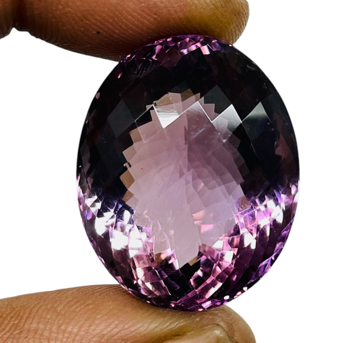 VVS 67.70 Cts Natural Amethyst 29x23mm Oval Cut Huge Untreated Loose Gemstone