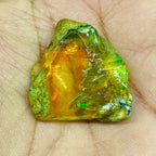 36.35 Cts Natural Ethiopian Opal Rough Flashy Huge Pendant Size Loose Gemstone