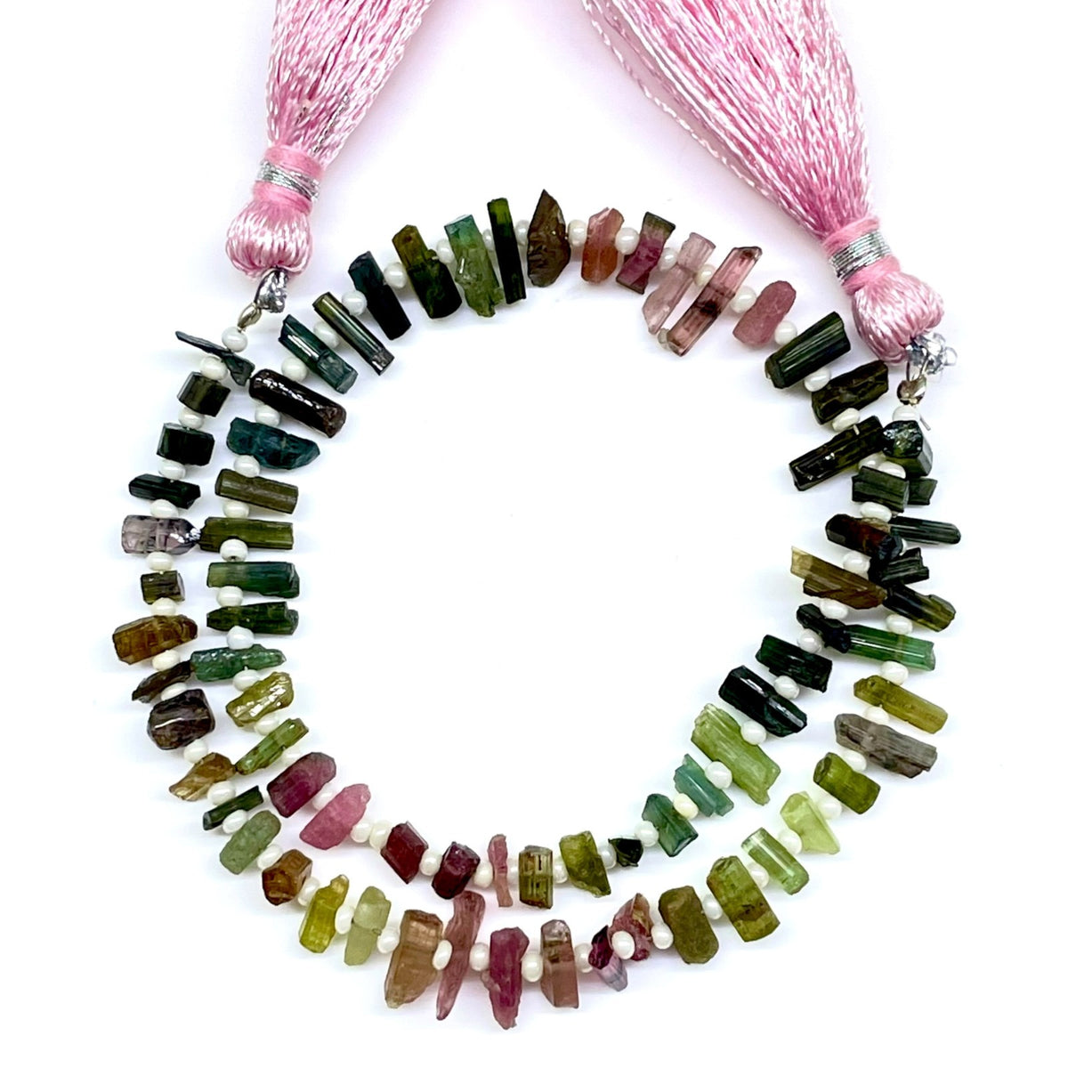 Natural Tourmaline 4-10mm Multi Color Drilled Rough Stick Loose Gemstones Lot