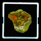 60.55 Cts Natural Ethiopian Opal Rough 31x23mm Huge Multi Fire Loose Gemstone