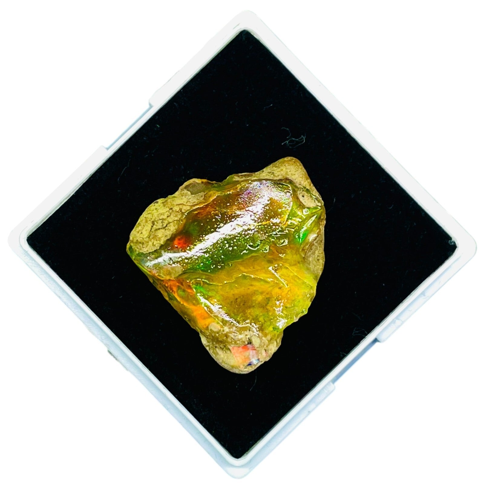 36.35 Cts Natural Ethiopian Opal Rough Flashy Huge Pendant Size Loose Gemstone