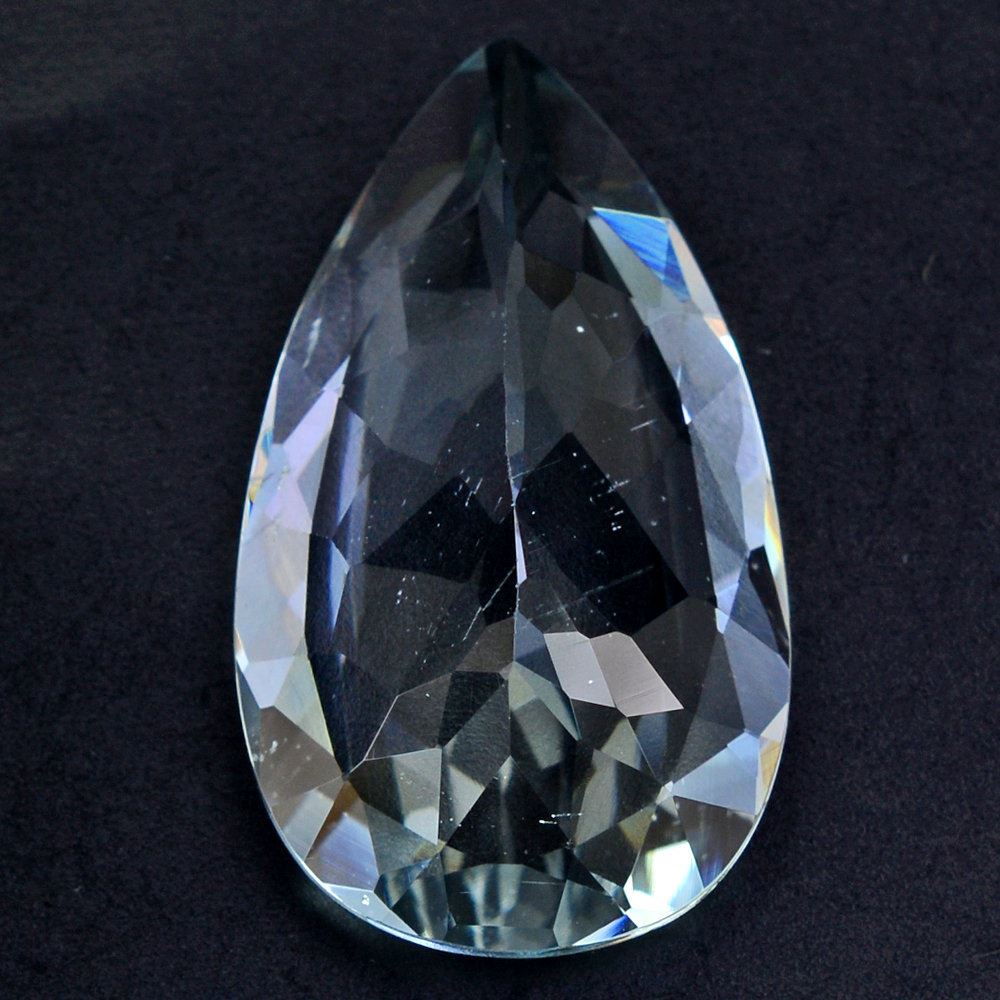 AQUAMARINE CUT PEAR (B) 24X14MM 12.90 Cts.