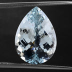 AQUAMARINE CHECKER CUT (A+) PEAR 18X13MM 10.62 Cts.
