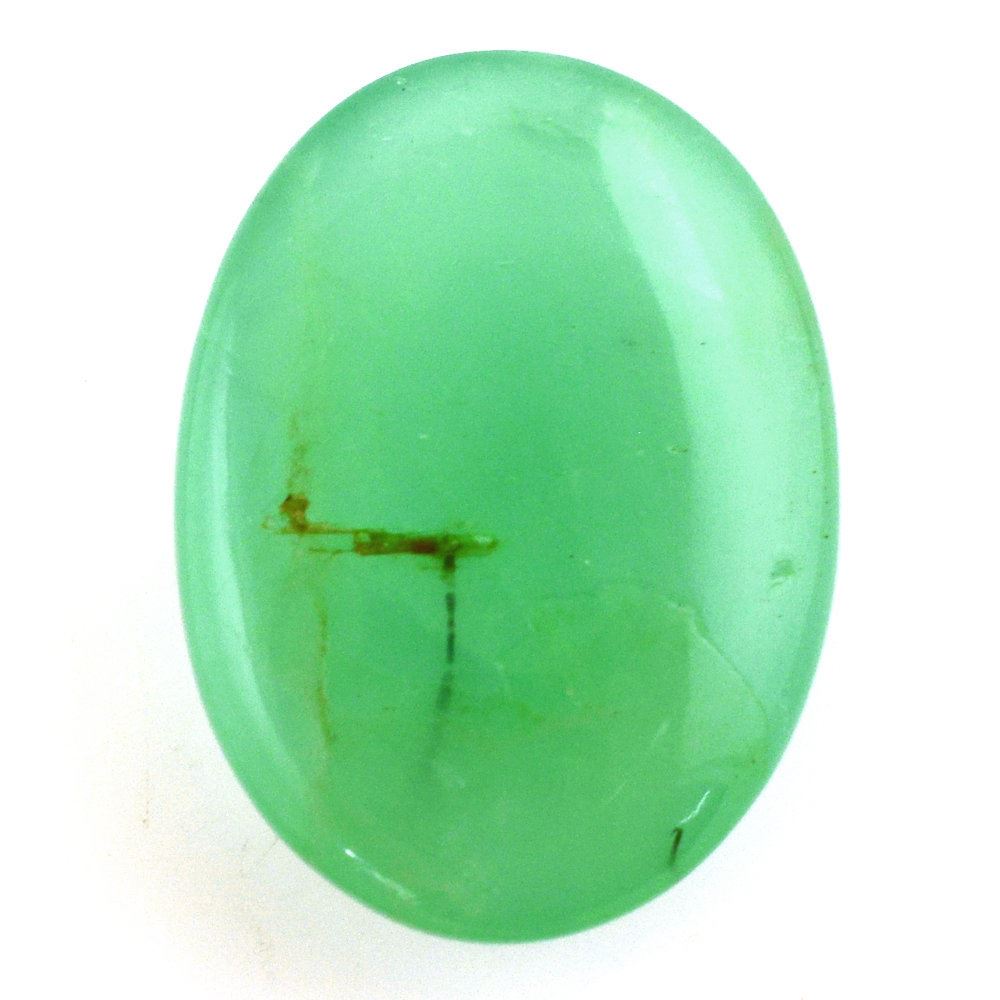 EMERALD OVAL CAB 19X14MM 13.20 Cts.