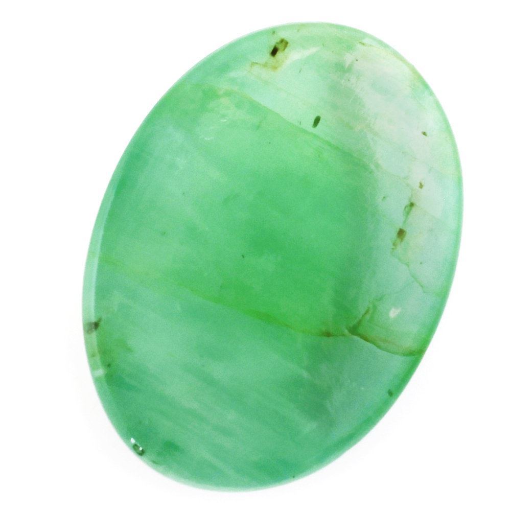 EMERALD OVAL CAB 18X13MM 11.60 Cts.