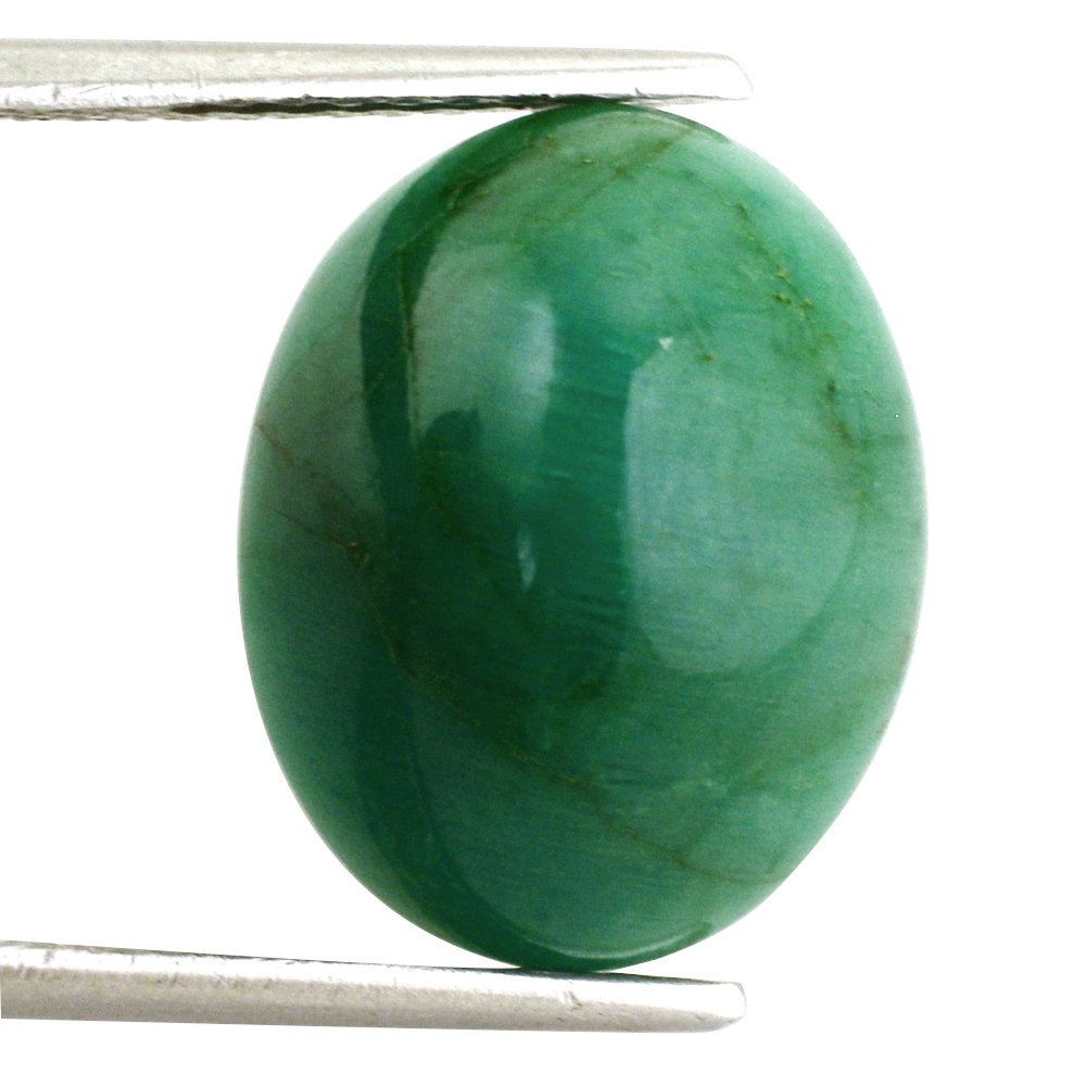 EMERALD OVAL CAB 16X12.50MM 10.15 Cts.