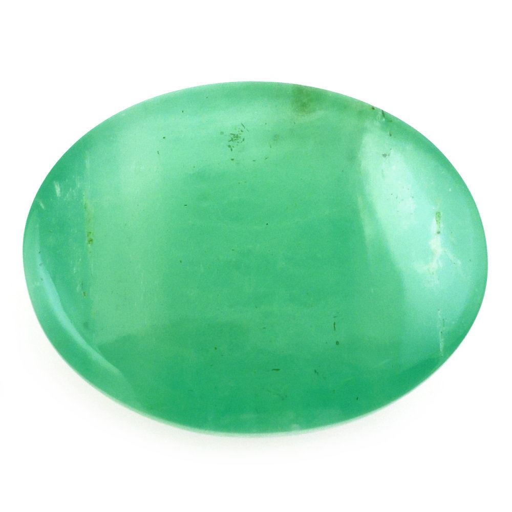 EMERALD OVAL CAB 17.50X13.50MM 12.90 Cts.