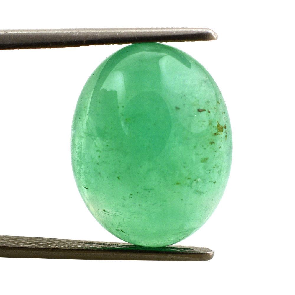EMERALD OVAL CAB 17.50X13.50MM 12.90 Cts.