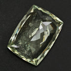 GREEN AQUAMARINE CUT CUSHION 19X14MM 14.60 Cts.