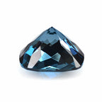 LONDON BLUE TOPAZ CHECKER CUT CUSHION 14MM 12.25Cts.