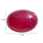 RUBY OVAL CAB 15X11MM 11.68 Cts.