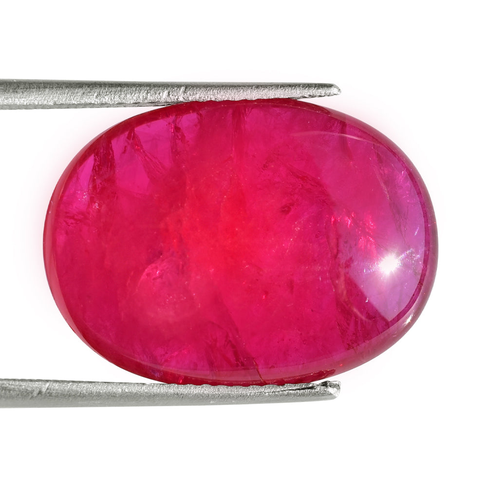 RUBY OVAL CAB 19.50X14.50MM 14.85 Cts.