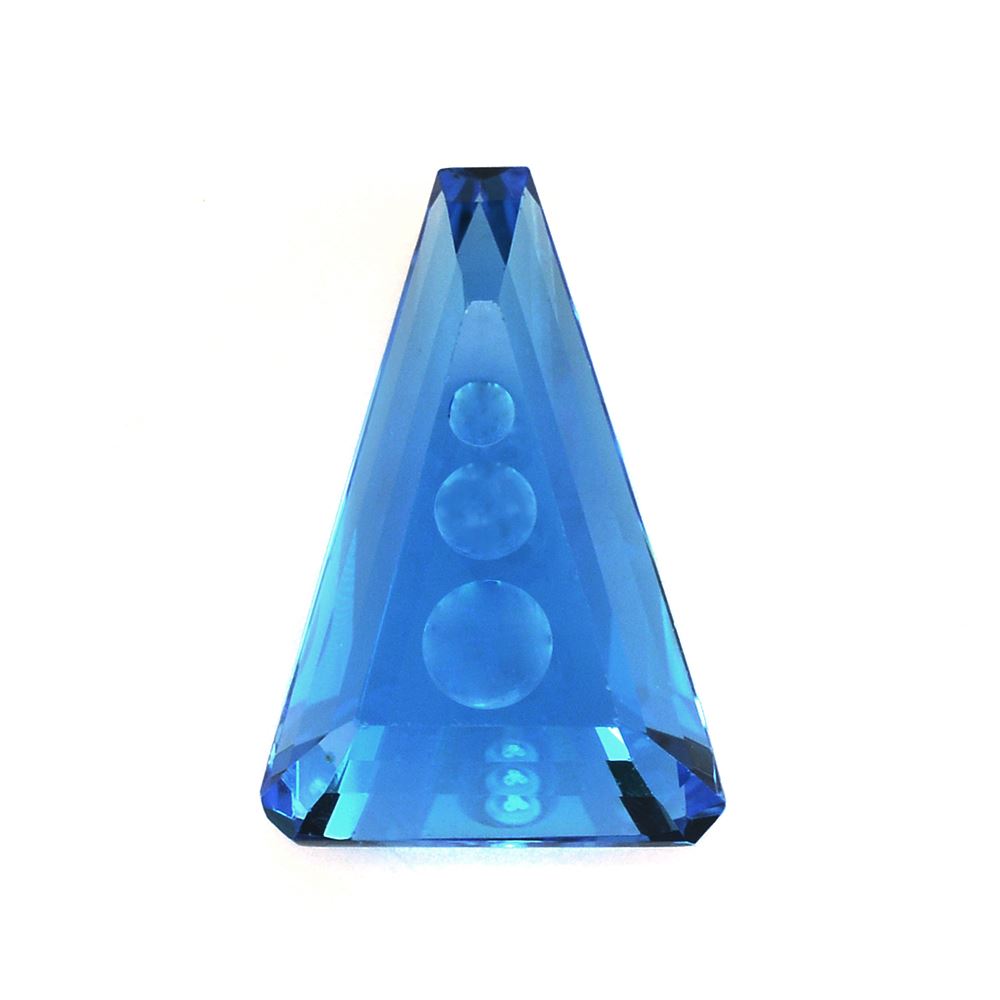 SWISS BLUE TOPAZ SUPPER TRAPEZOID (DES#119) 18X12MM 12.00 Cts.