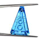 SWISS BLUE TOPAZ SUPPER TRAPEZOID (DES#119) 18X12MM 12.00 Cts.