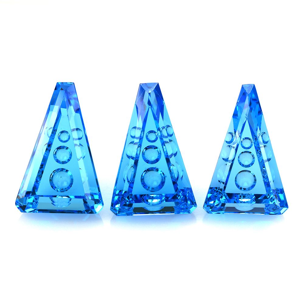 SWISS BLUE TOPAZ SUPPER TRAPEZOID (DES#119) 18X12MM 12.00 Cts.