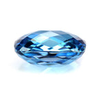 SWISS BLUE TOPAZ BRIOLETTE CUSHION 14MM 12.85 Cts.