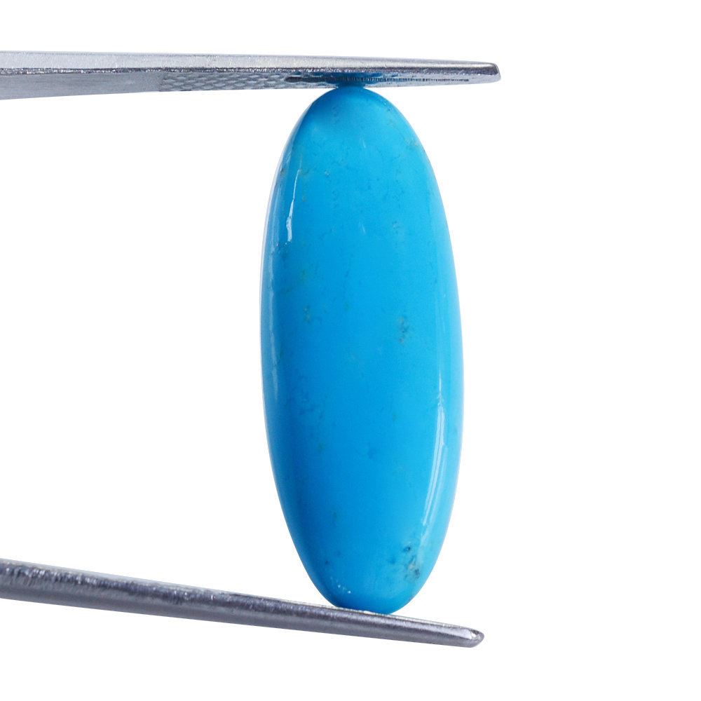 SLEEPING BEAUTY TURQUOISE OVAL CAB 28.50X10.50MM 10.89 Cts.