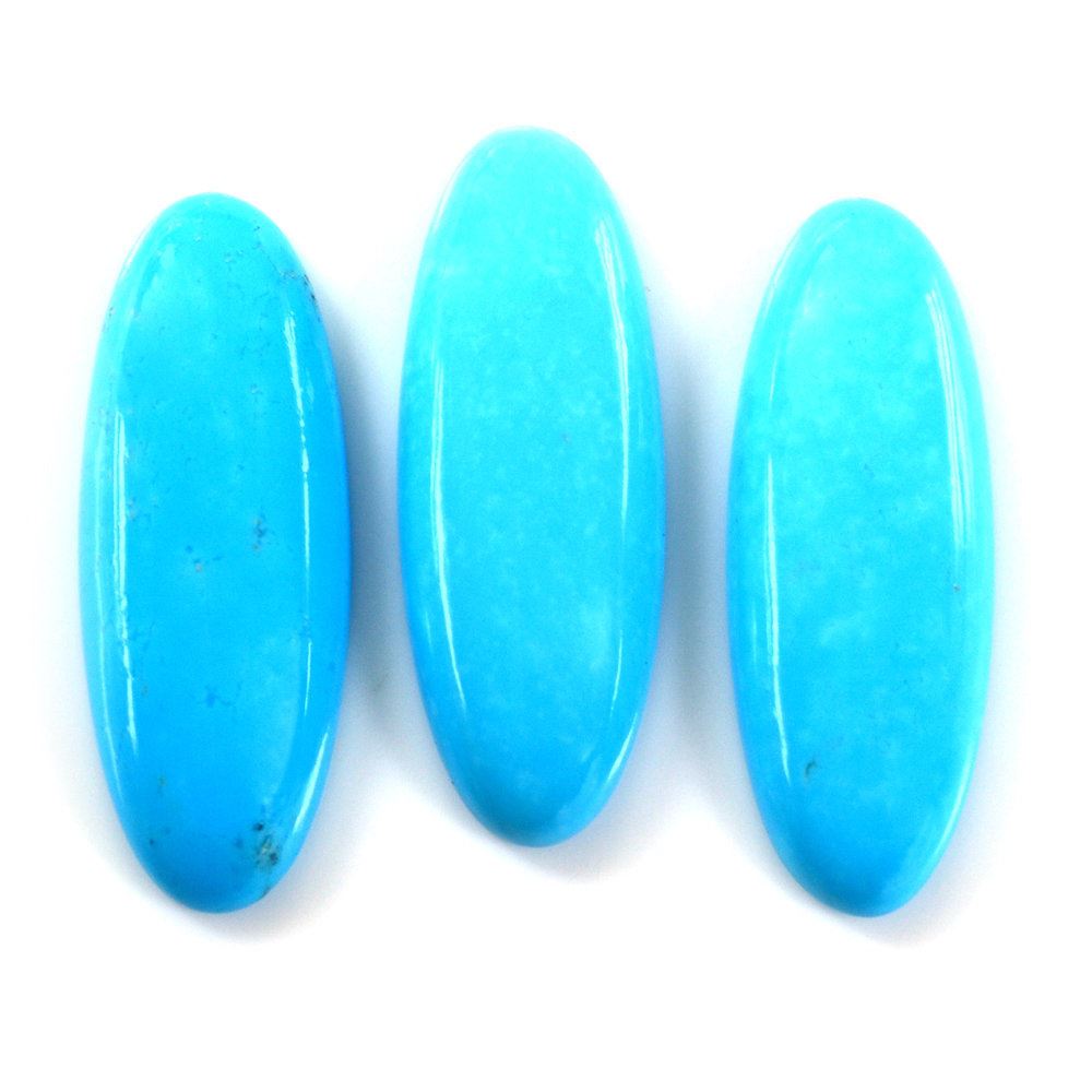 SLEEPING BEAUTY TURQUOISE OVAL CAB 28.50X10.50MM 10.89 Cts.