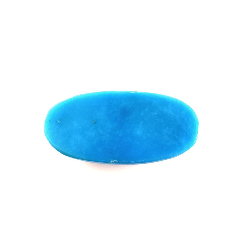 SLEEPING BEAUTY TURQUOISE PLAIN OVAL CAB (AAA) 27.00X13.00 MM 14.73 Cts.